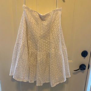 Kenar White lace skirt size 8